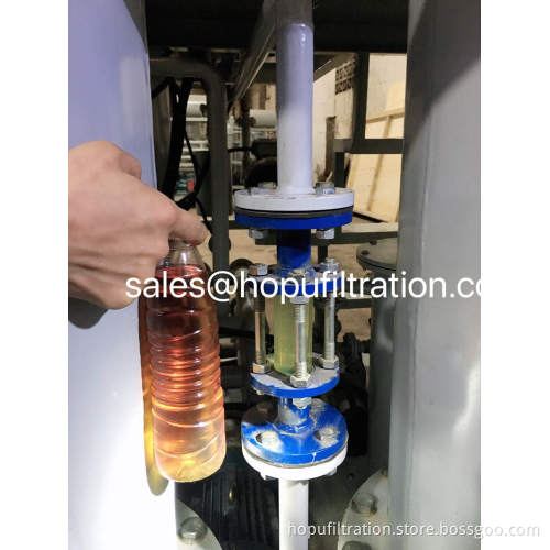 Brown Black Cooking Oil Decoration System, Red diesel oil decoloring machine, Cooking Oil Reclamation Purifier